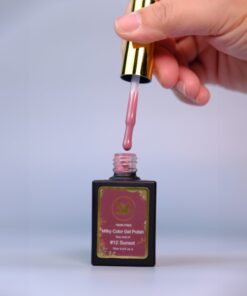 Alternative view of Milky Gel Color Polish - #12 Sunset