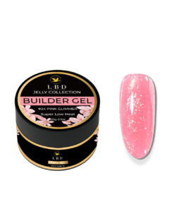 LBD Jelly Builder Gel – #24 PINK GLIMMER