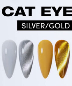 Alternative view of Silver/Gold Cat Eye Set